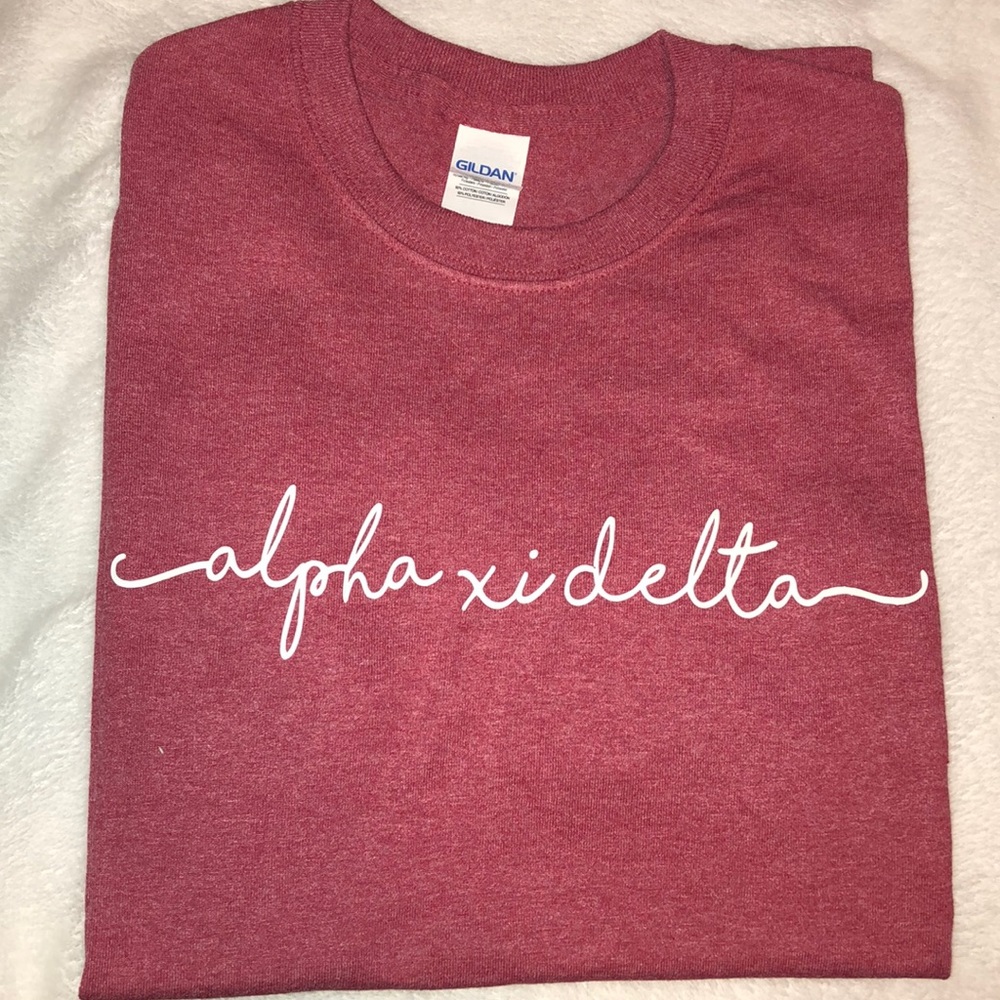 Alpha Xi Delta (sorority) tee shirt